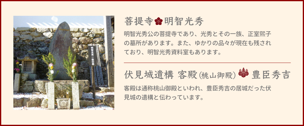 戦国武将ゆかりのスポット