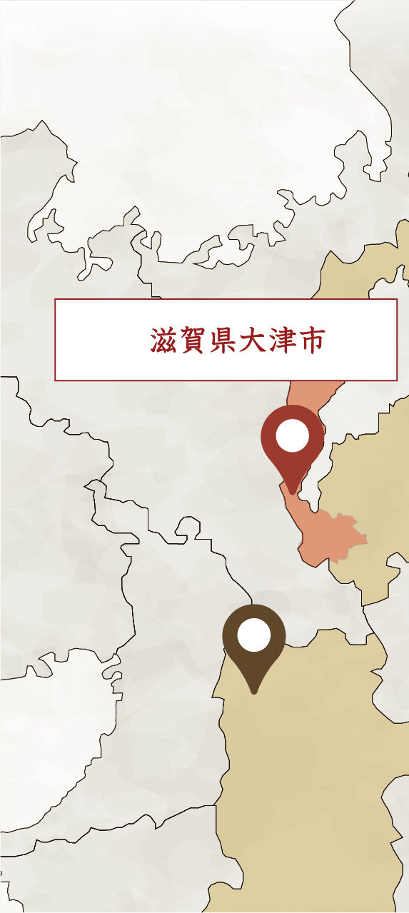 滋賀県大津市の地図