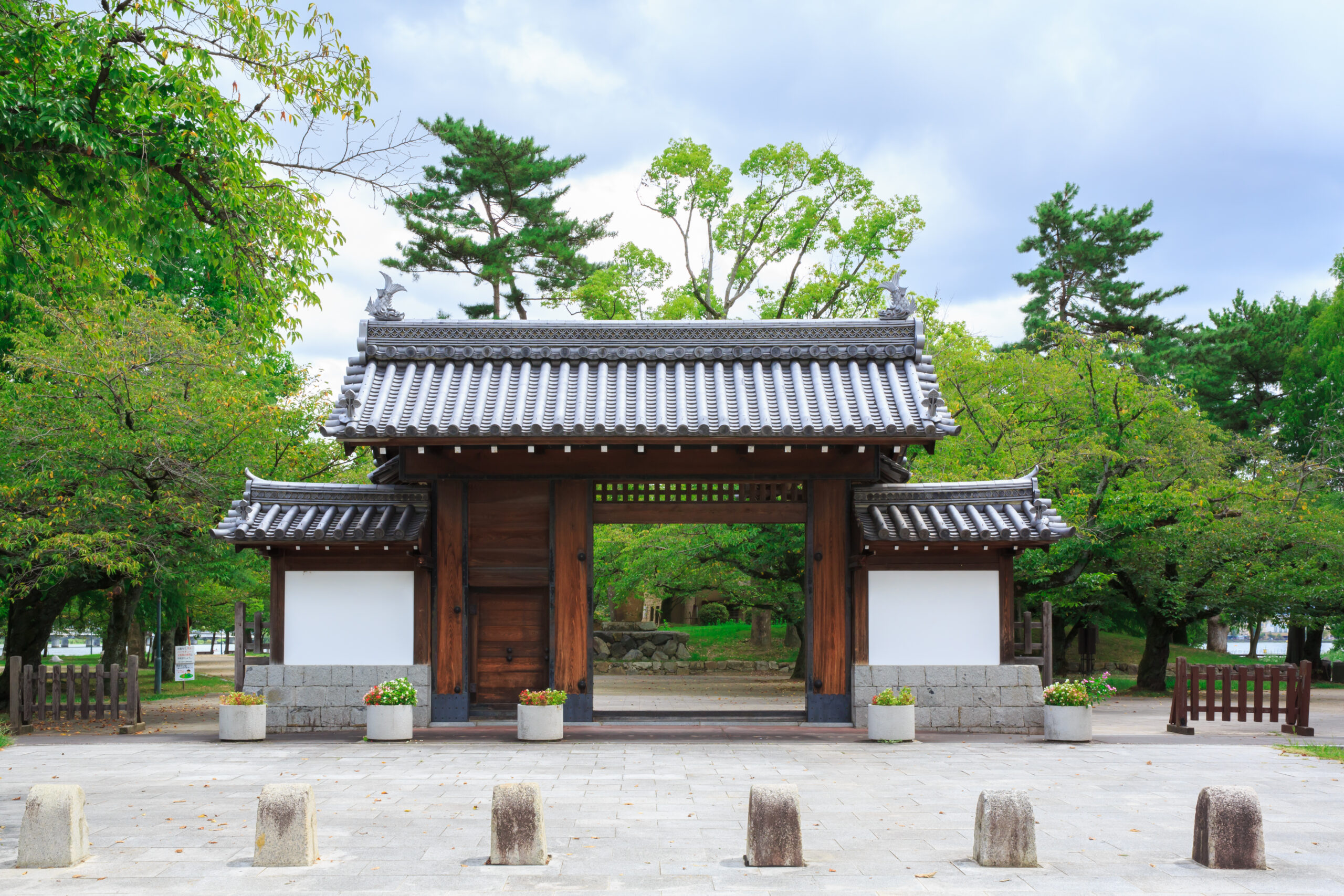 膳所城跡公園 本丸跡