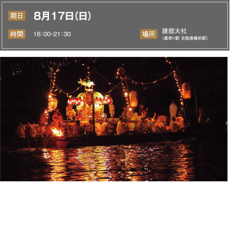 建部大社 納涼船幸祭