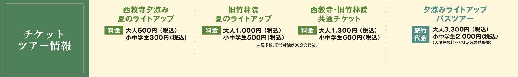 ツアーWEBチケット予約